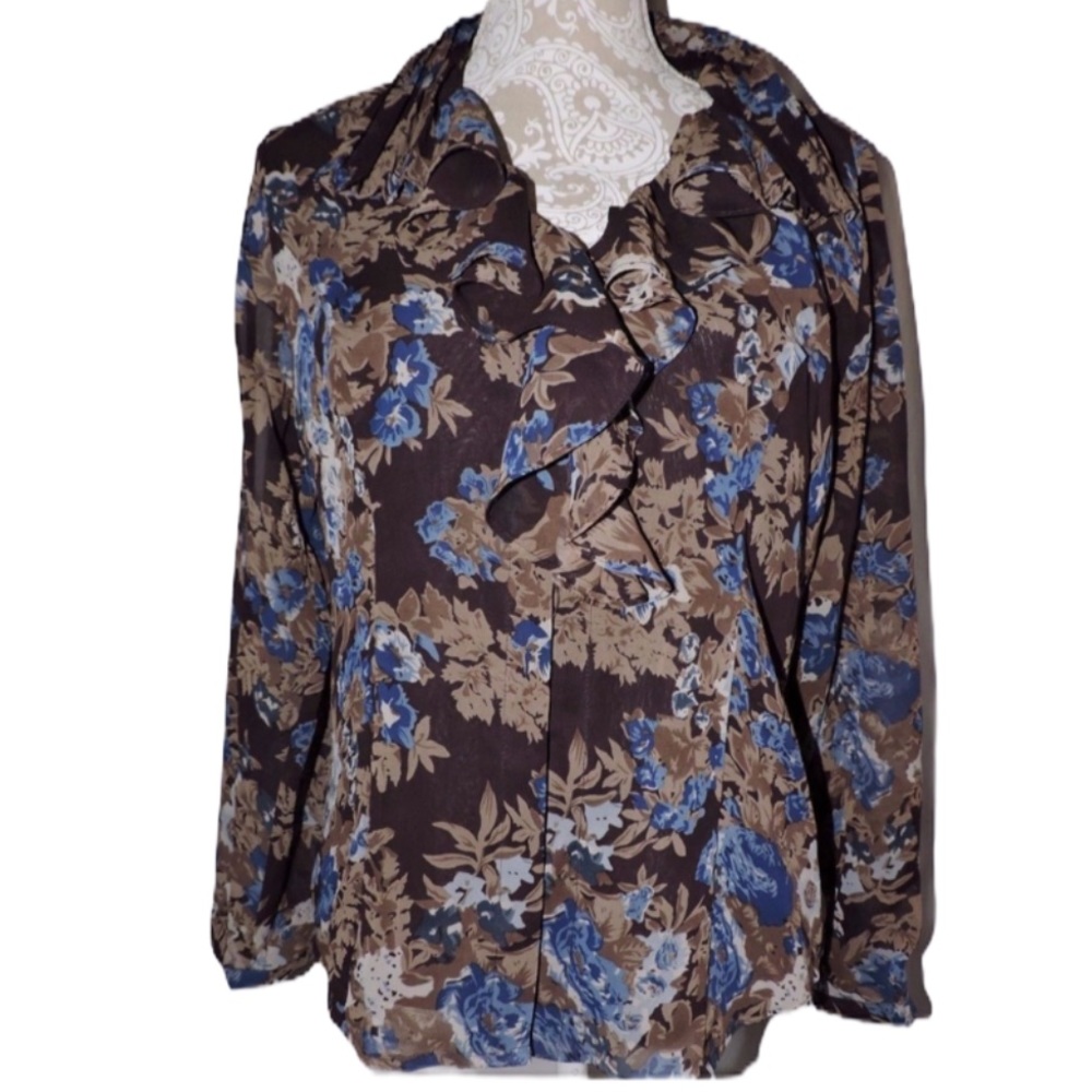 Coldwater Creek Career Blouse PM (10-12) - Picture 1 of 8